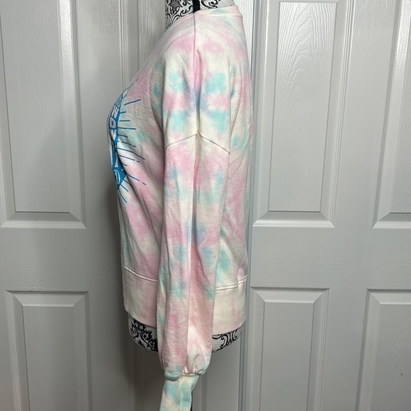 Disney World Tie Dye Pink Blue Mickey Mouse Pull Over XS - Picture 3 of 6
